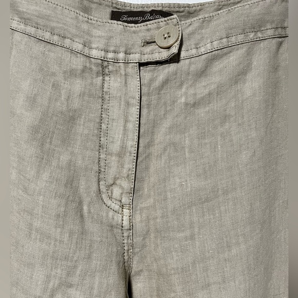 Tommy Bahama Leigh Fit Linen Pants Beige Women’s Size 12 – Relaxed Resort Style - Picture 7 of 10